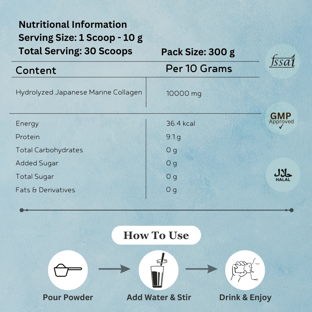 INJA Wellness Pro Finest Hydrolyzed Marine Collagen from Japan | Unflavoured - Image 8