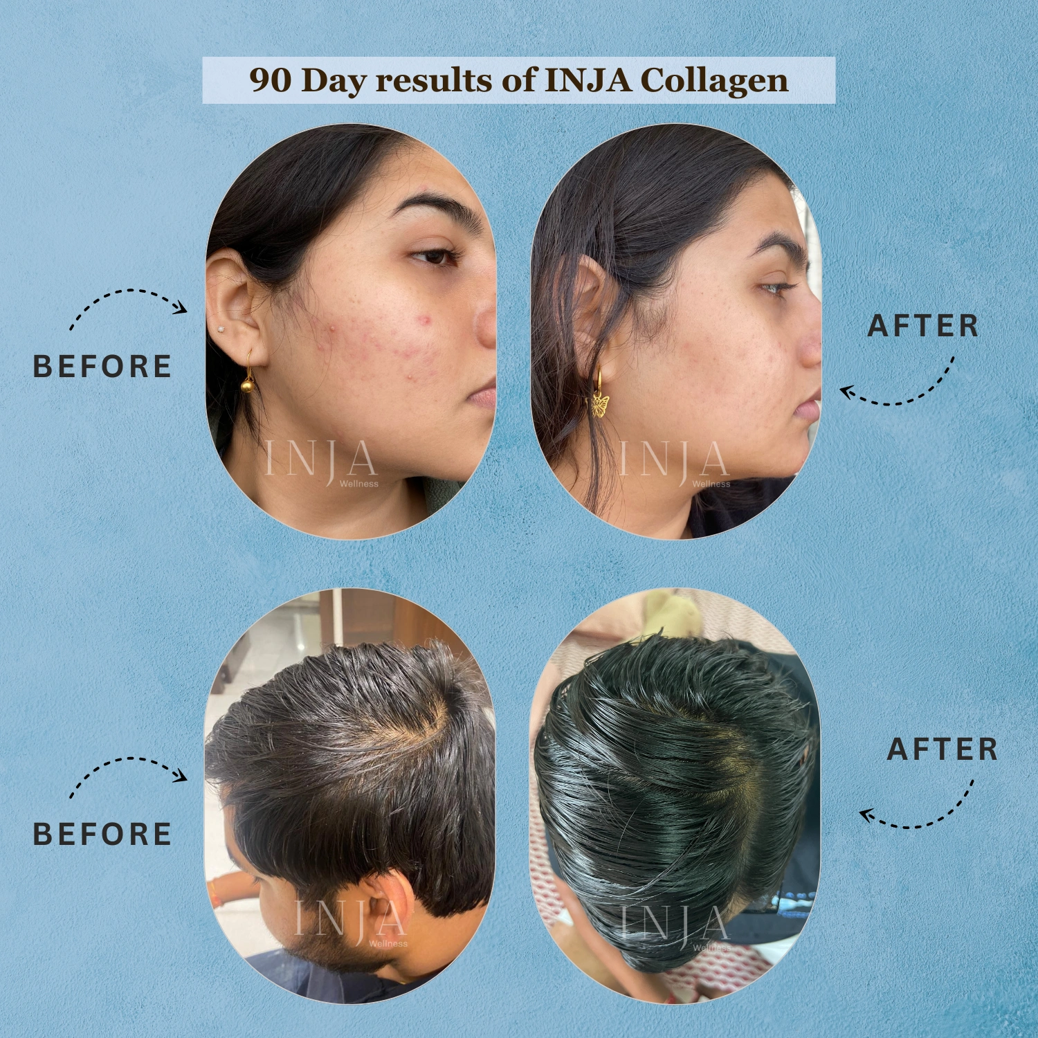 INJA Fit Marine Collagen For Skin, Joints And Muscles, With Vitamin C & Glucosamine | Coffee Flavour - Image 2