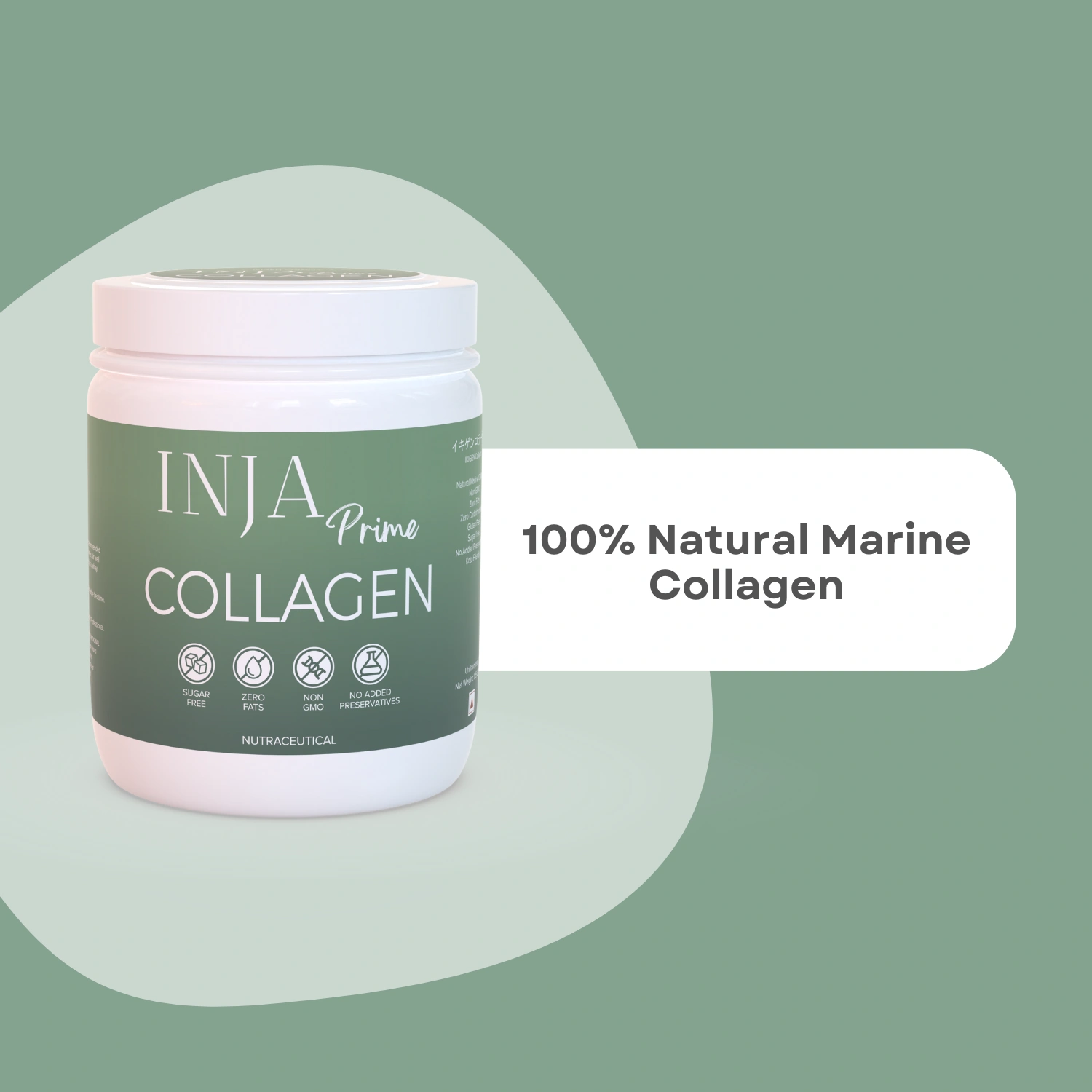 INJA Prime Finest Hydrolyzed Marine Collagen Unflavoured | Supports Skin, Hair, Nails, Joints & Bone Health - Image 5