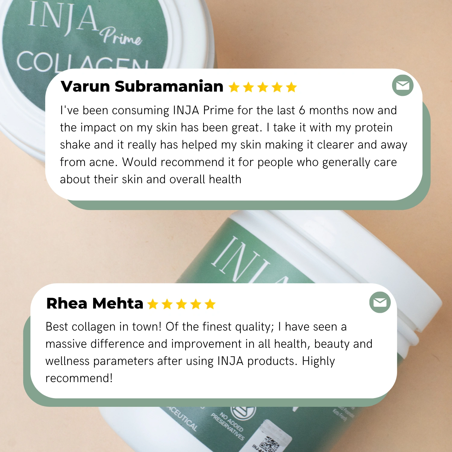 INJA Prime Finest Hydrolyzed Marine Collagen Unflavoured | Supports Skin, Hair, Nails, Joints & Bone Health - Image 7
