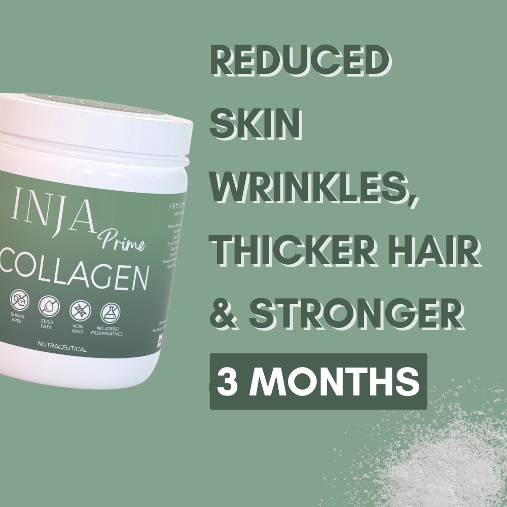 INJA Prime Finest Hydrolyzed Marine Collagen Unflavoured | Supports Skin, Hair, Nails, Joints & Bone Health - Image 8