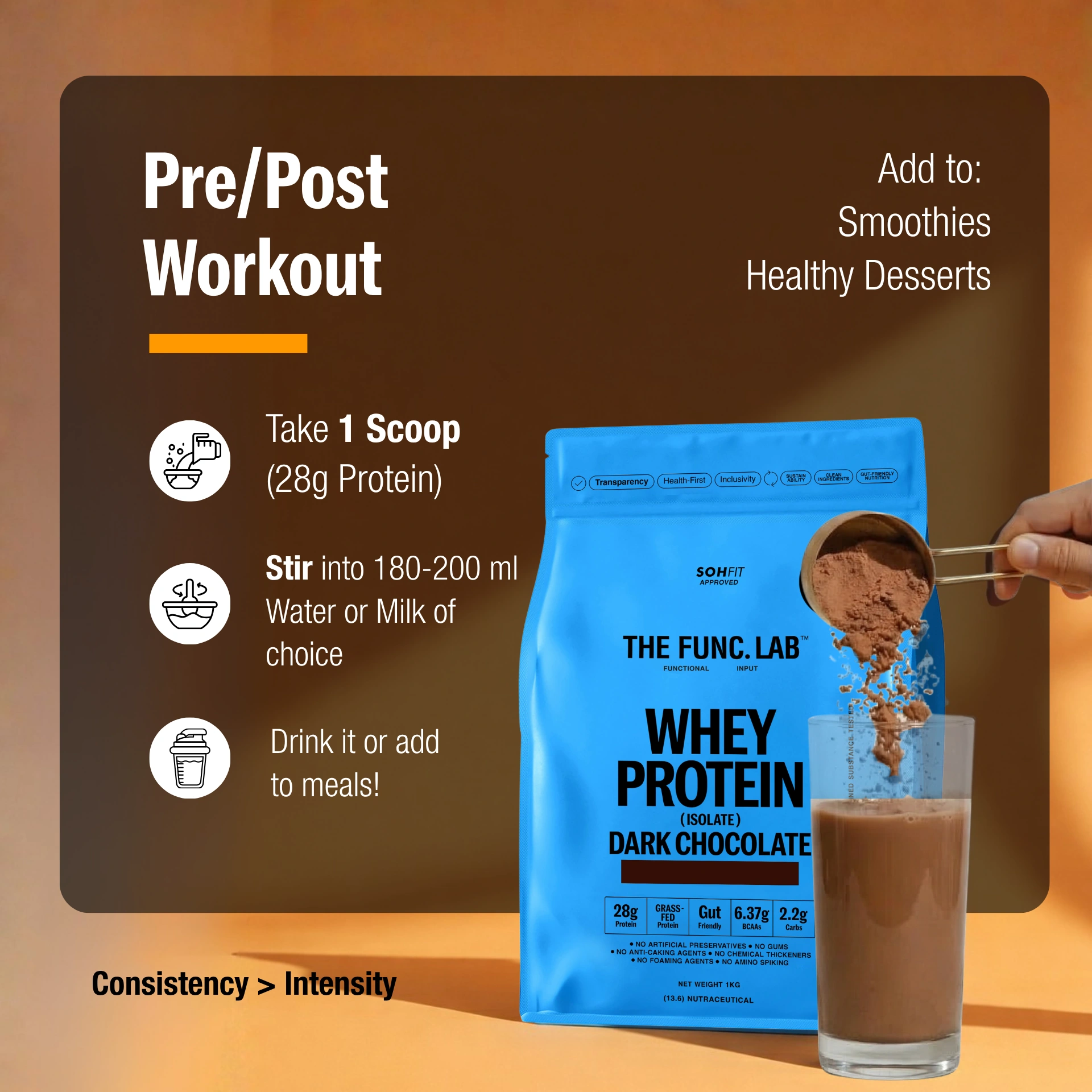 Protein Powder Supplement for Muscle Growth and Digestion Benefits