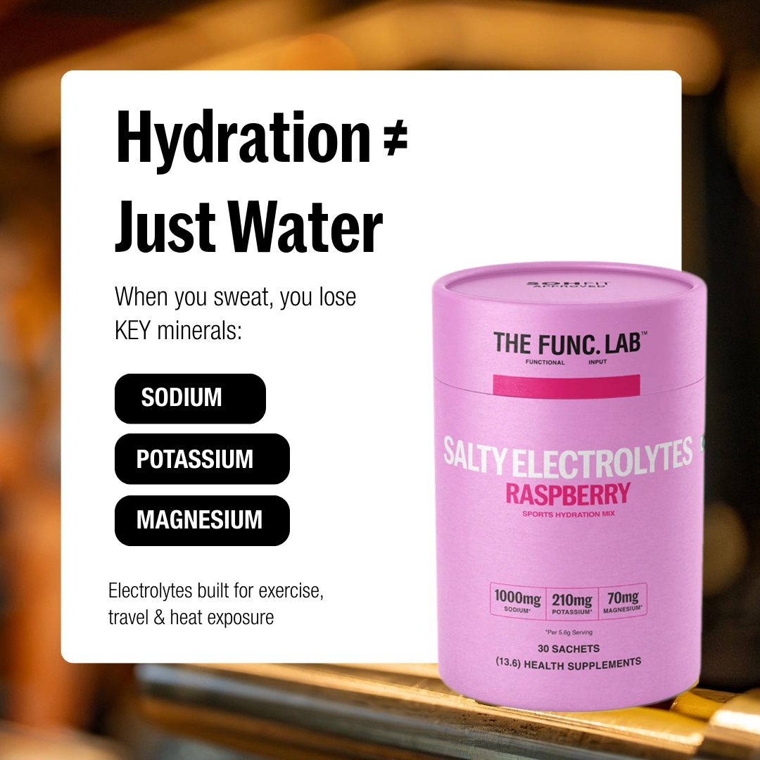 Daily Electrolytes Salty Raspberry Hydration Powder