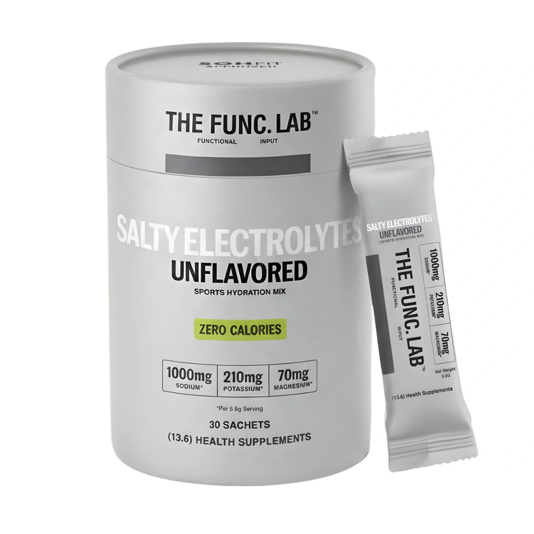 Daily electrolytes unflavoured instant hydration powder sachets
