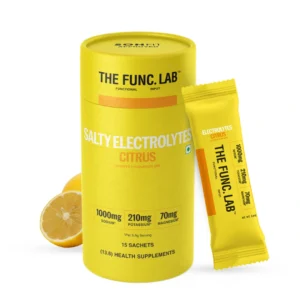 Salty Citrus Lemon Electrolyte Powder for Instant Hydration