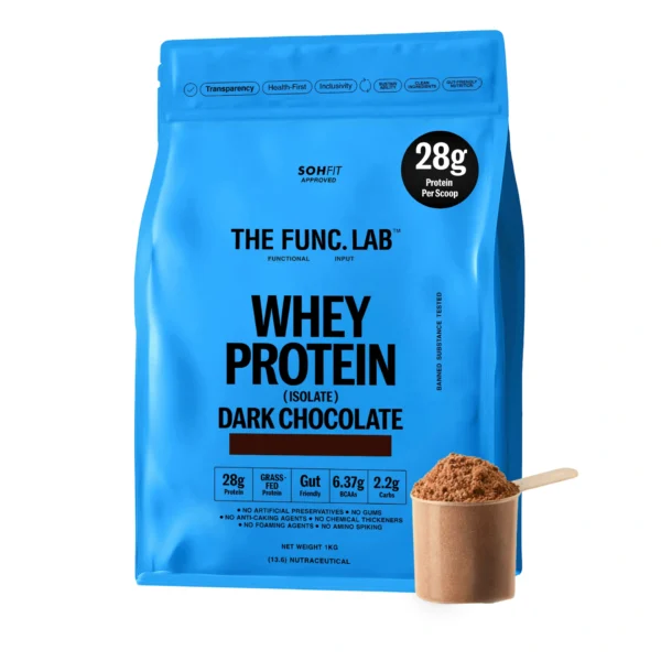 Grass-Fed Whey Protein Isolate Dark Chocolate protein supplement