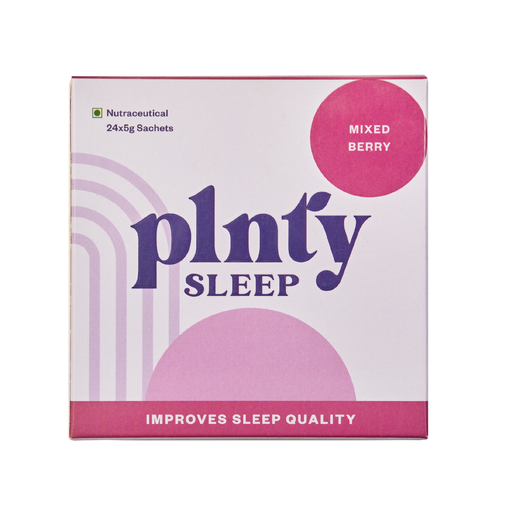 Plnty Sleep Wellness Blend | Mixed Berry – Organic, Vegan & Melatonin-Free | Pack of 5 (120g)