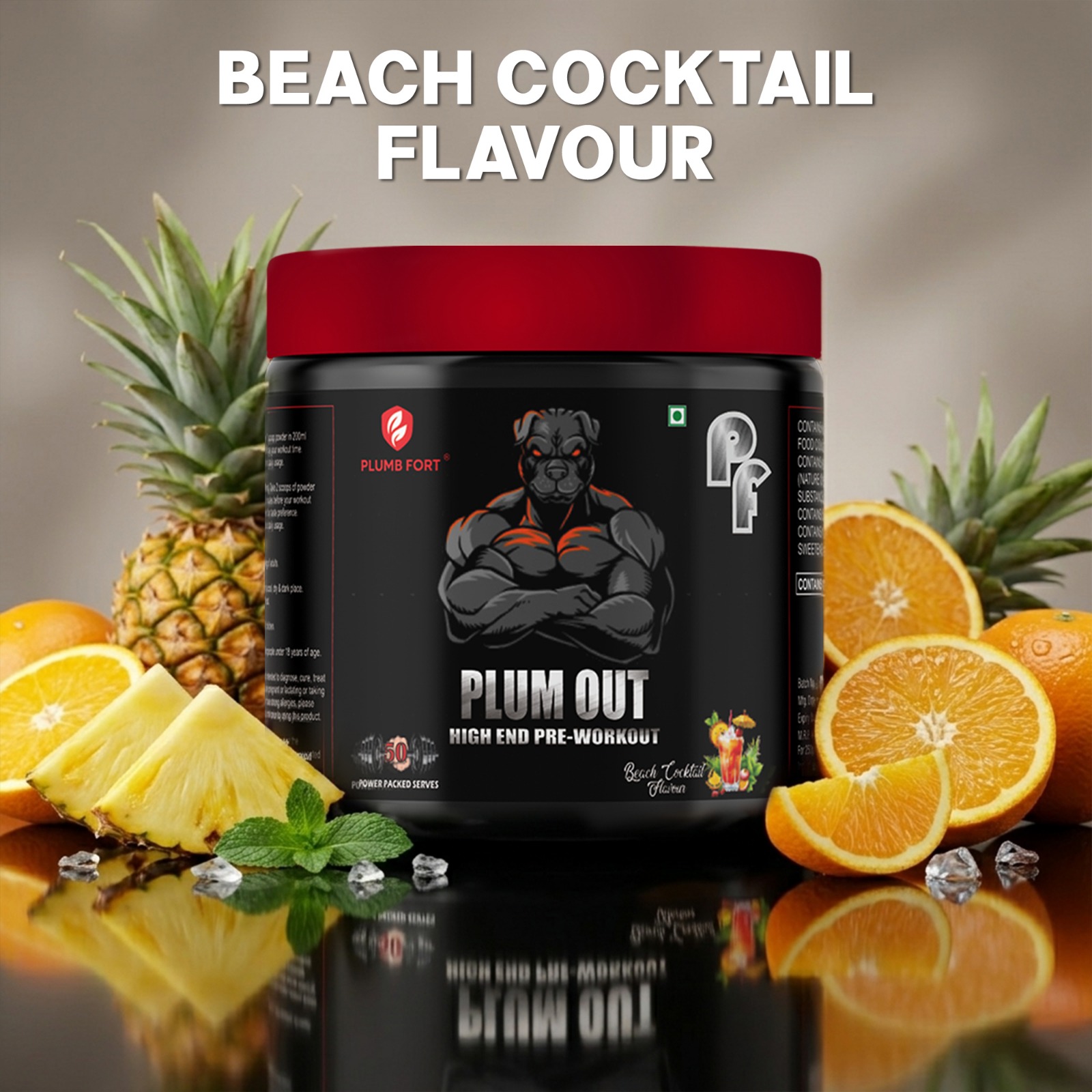 PLUM-OUT Pre Workout Supplement | Energy, Focus, Strength & Muscle Pump Formula - Image 5