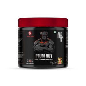PLUM-OUT Pre Workout Supplement | Energy, Focus, Strength & Muscle Pump Formula