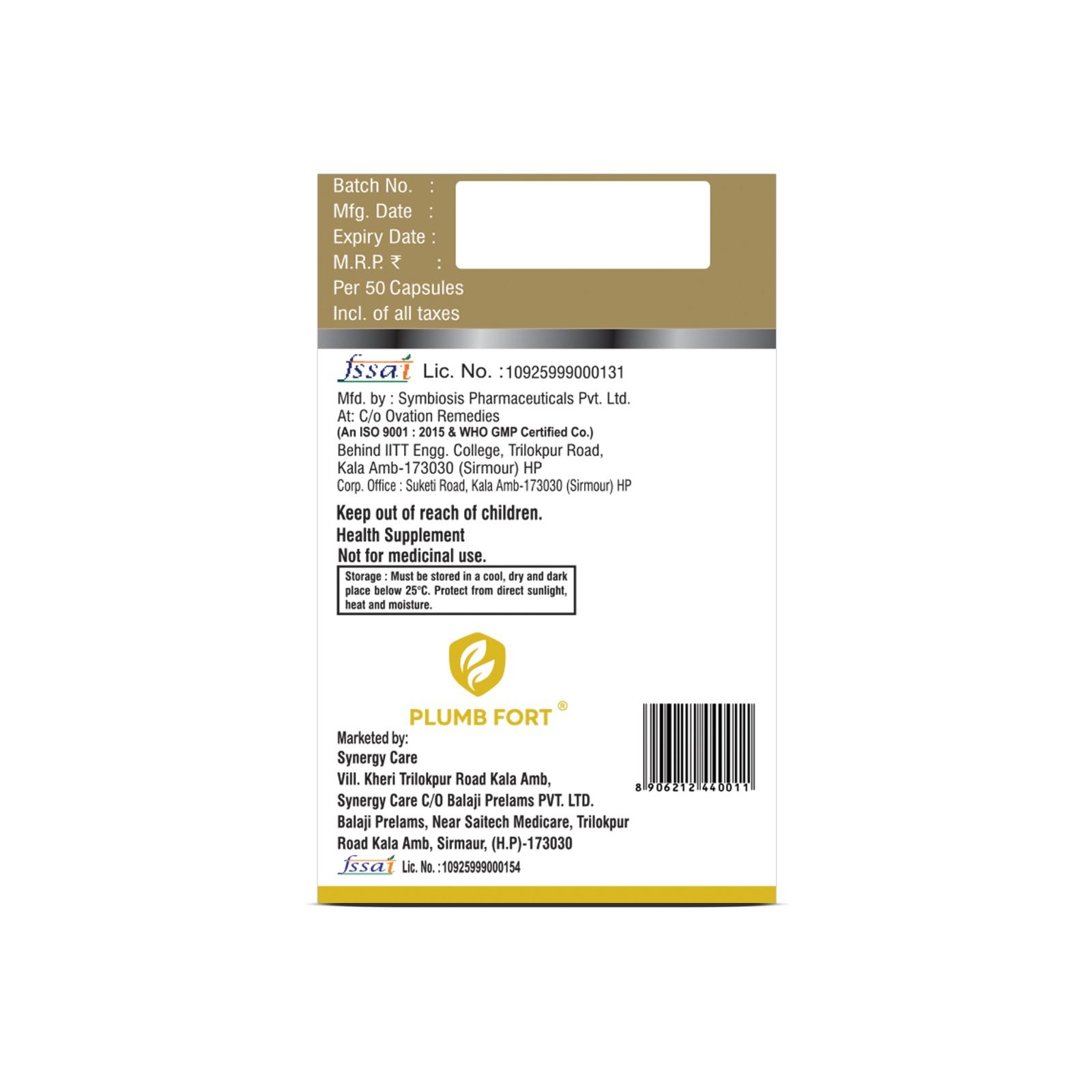 PLUMB FORT OME-PLUM Fish Oil 50 Softgels | 1400mg Fish Oil, 900mg Omega-3, 462mg EPA & 308mg DHA - Image 3