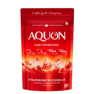 Strawberry watermelon flavored electrolyte drink mix