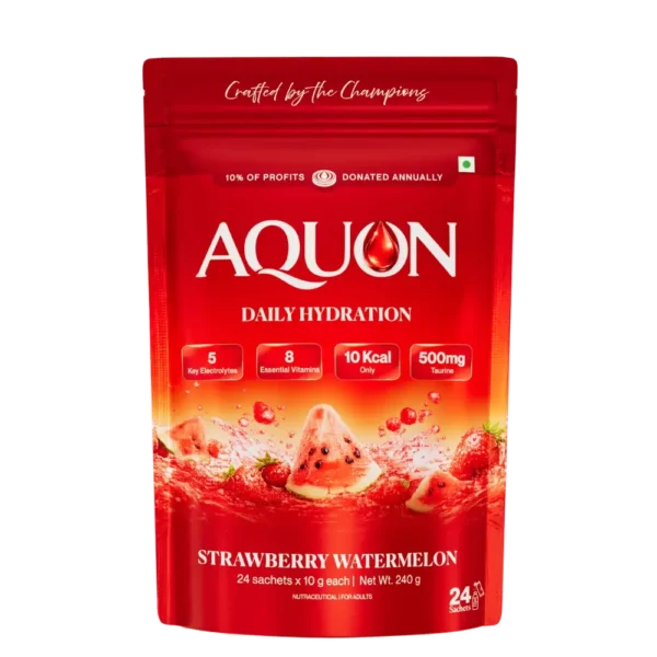 Strawberry watermelon flavored electrolyte drink mix