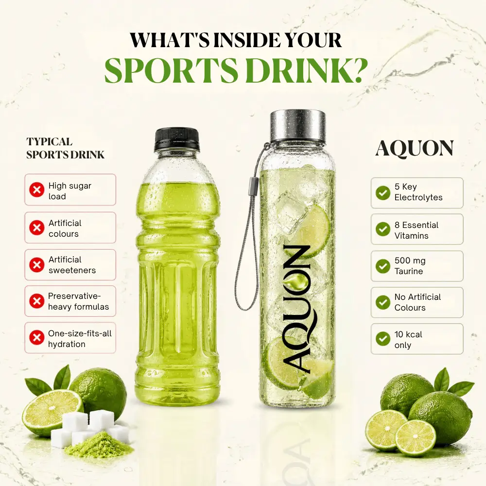 Lemon lime electrolyte drink mix sachets