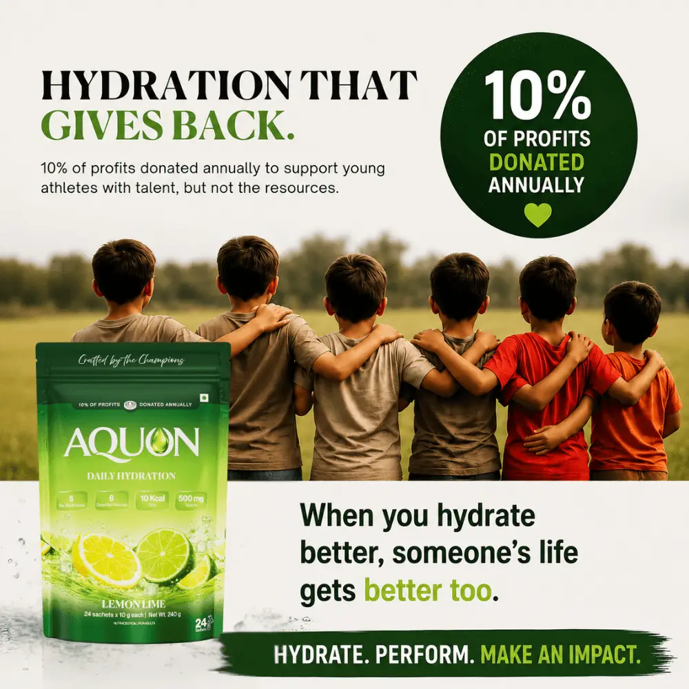 Lemon lime electrolyte drink mix sachets