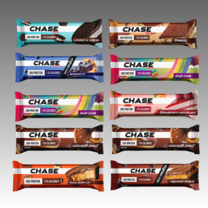 20 Grams Protein Bars By CHASE PROTEIN 50 Grams in Each Packet | Assorted Flavour | Only 175 calories per pack