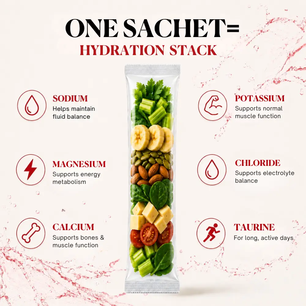 Strawberry watermelon electrolyte drink mix