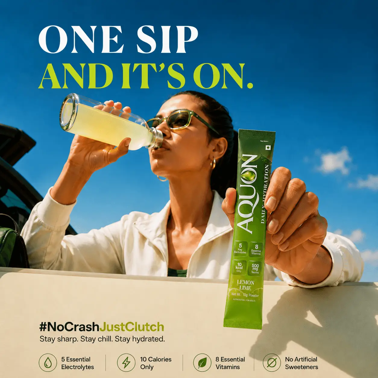 Lemon lime electrolyte drink mix