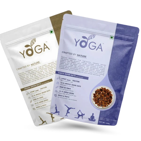 YogaBreakfast Mocha Chocolate High Protein Oats Combo Pack