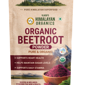 Vlado's Himalayan Organics Beetroot Powder 100g Packaging