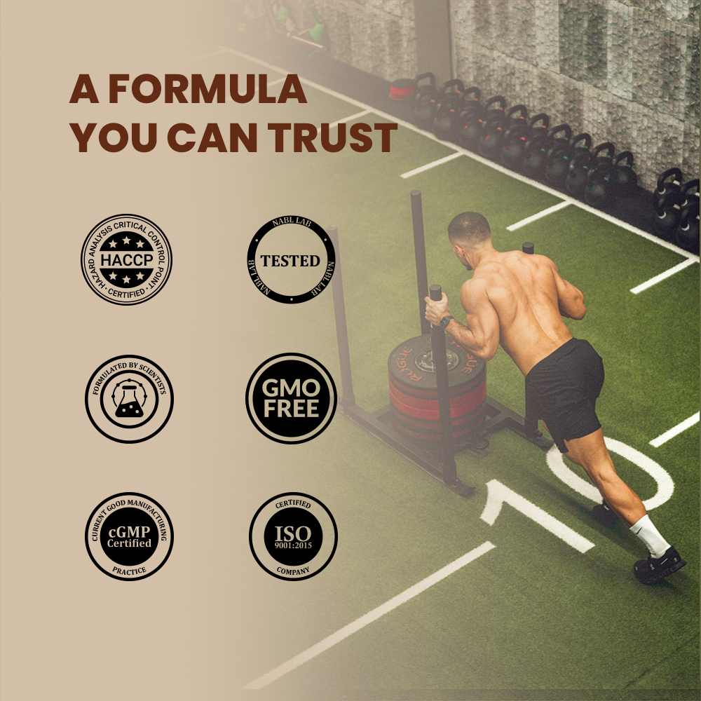 Fitspire Fit Super Prime Whey Protein Powder For Adults | Whey Concentrate Isolate & Peptides Blend | 27g Protein Per Serving | With Digestive Enzymes & Probiotics | Zero Added Sugar | Supports Muscle Growth & Recovery | Dutché Chocolate Flavour - 907g (2 lbs), 18 Servings - Image 3