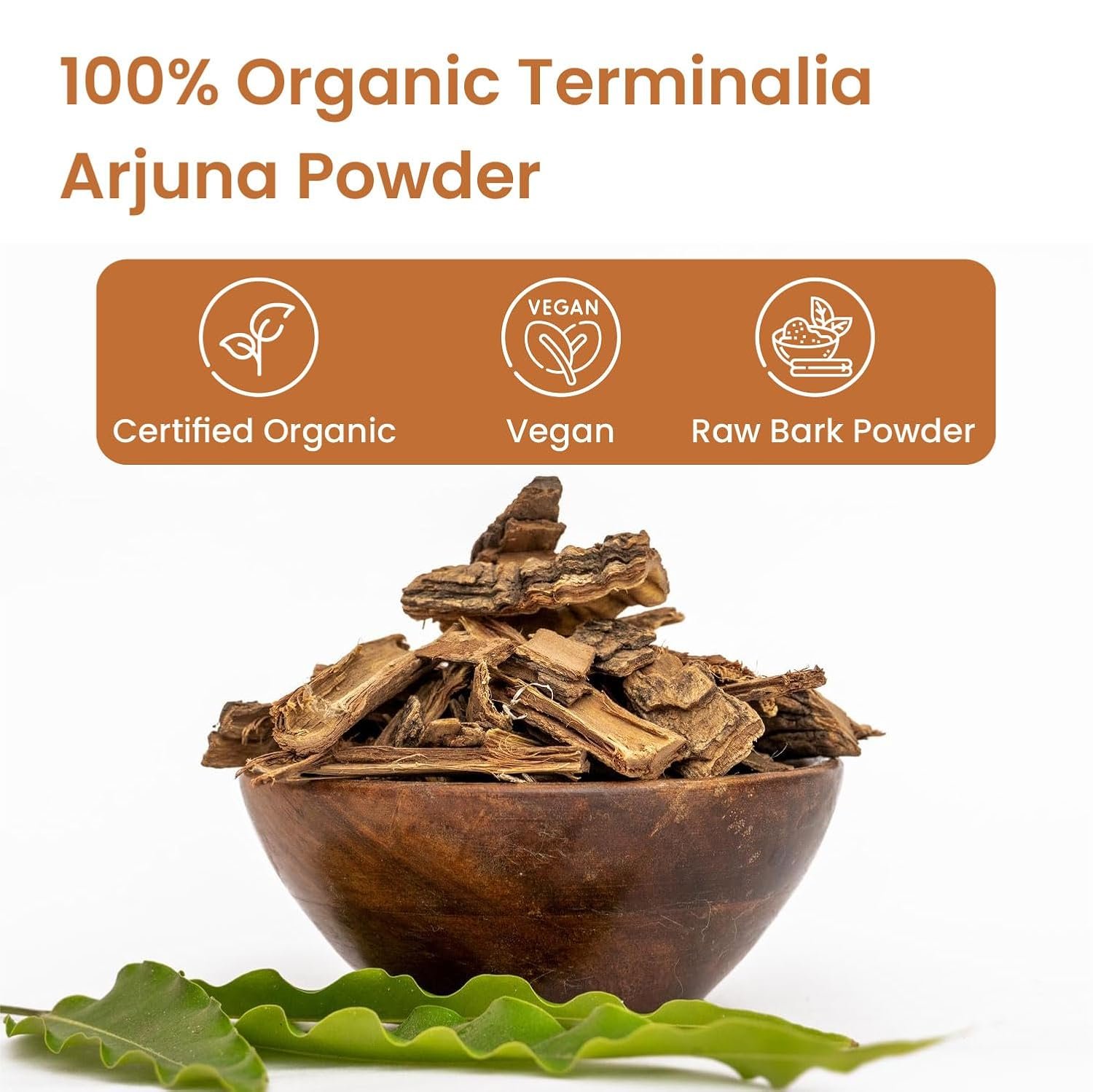 Vlado's Himalayan Organics Arjun Powder, 100% Organic, 500g Jar