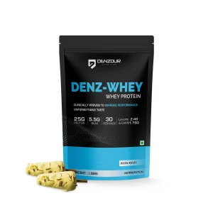 Denzour Nutrition Denz-Whey Protein Powder Pista Kulfi 1.08kg Tub