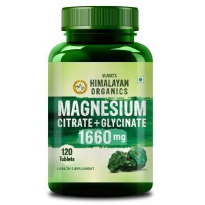 Vlado’s Himalayan Organics Magnesium Complex 120 Tablets for Recovery & Calm on Fitbee India