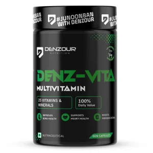Denzour Nutrition Denz-Vita Multivitamin 25 Vitamins & Minerals 60 Tablets