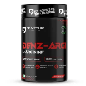 Denzour Nutrition L-Arginine 1000mg 60 Tablets Nitric Oxide Booster