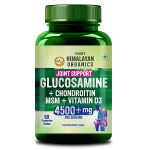 Vlado’s Himalayan Organics Plant Based Joint Support With Boswellia Serrata | Giloy,Hadjod, Ashwagandha + 10 Ayurvedic Herbs | Strong Bones & Relives Joint Pain | Better Flexibility For Men & Women - 60 Veg Tablets