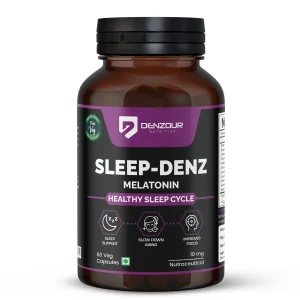 Denzour Nutrition Sleep-Denz Melatonin 10mg Capsules 60 Count