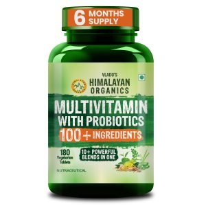 Vlado's Himalayan Organics Multivitamin Tablets 180 Count for Men & Women on Fitbee India