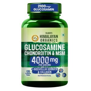Vlado’s Himalayan Organics Glucosamine Chondroitin MSM Tablets for Joint Pain Relief Fitbee India
