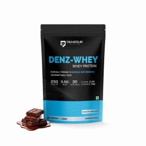 Denzour Nutrition Denz-Whey Protein Powder Belgium Chocolate 1.08kg Tub
