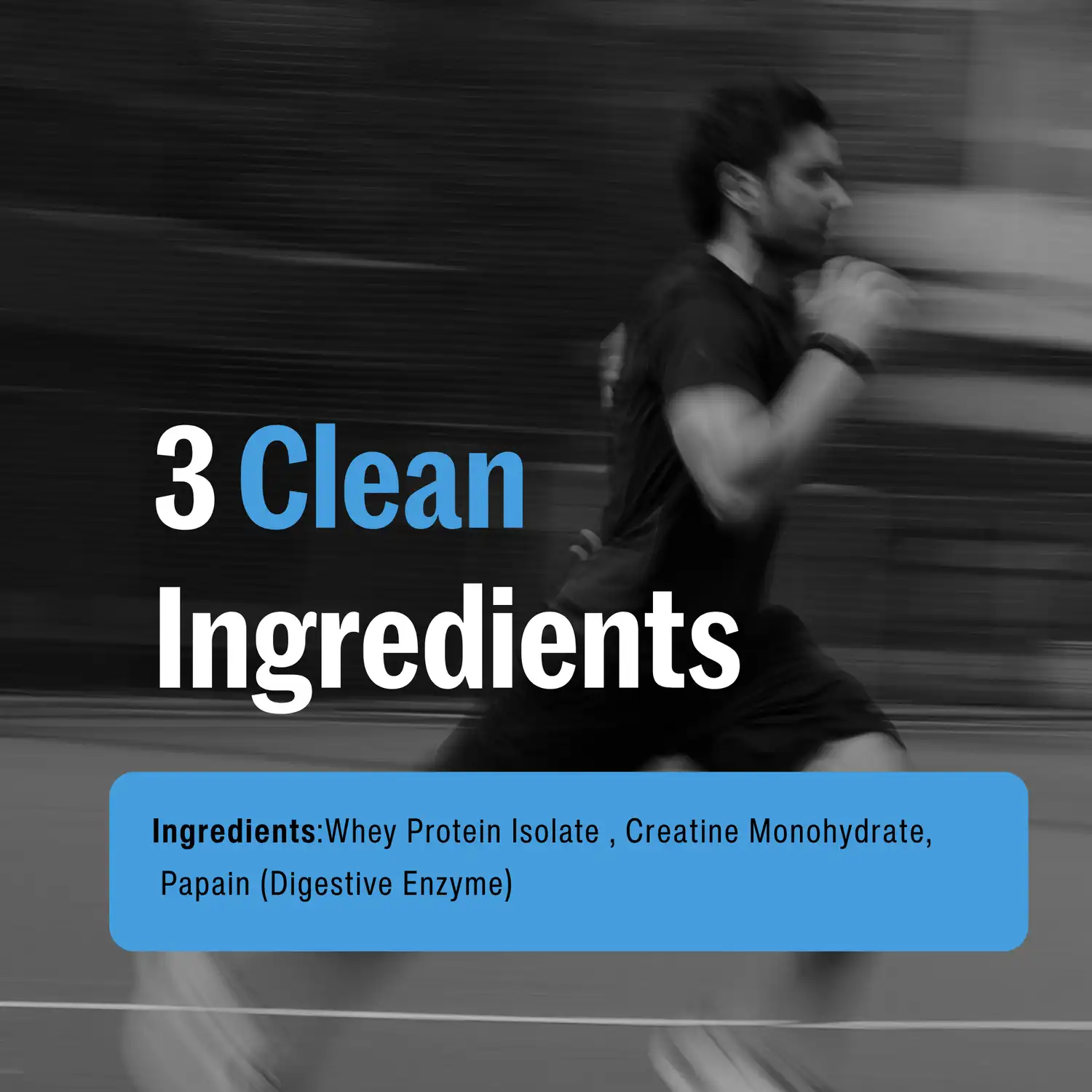 The Func. Lab CreaProtein Whey Protein Isolate Unflavoured 500 g | Premium 30g Whey Isolate + 3g Creatine Per Serving, 6.66g BCAAs & Zero Sugar - Image 8