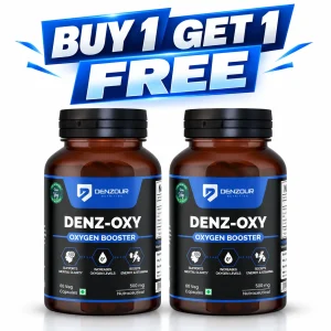 Denzour Nutrition Denz-Oxy Oxygen Booster 500mg Capsules 60 Count