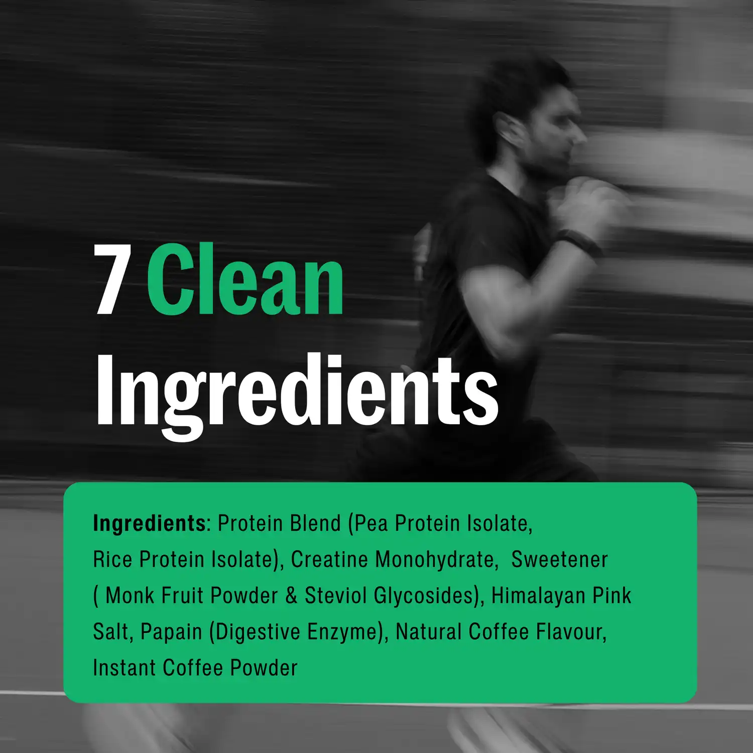 The Func. Lab CreaProtein Plant Protein Powder Chocolate 500 g | Premium 25g Plant Protein + 3g Creatine Per Serving, Real Cocoa, Himalayan Pink Salt & Zero Sugar - Image 7