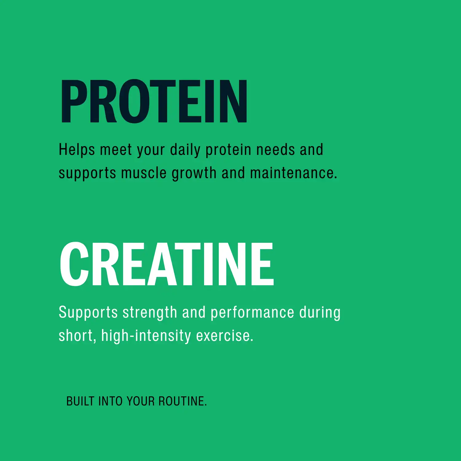 The Func. Lab CreaProtein Plant Protein Powder Chocolate 500 g | Premium 25g Plant Protein + 3g Creatine Per Serving, Real Cocoa, Himalayan Pink Salt & Zero Sugar - Image 4