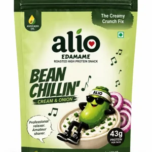 ALIO High Protein Roasted Edamame Cream & Onion 100g Pack