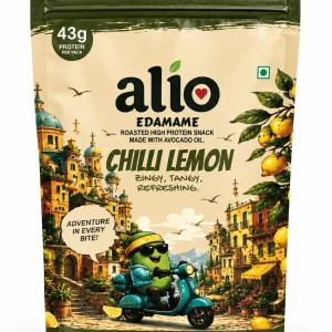 ALIO High Protein Roasted Edamame Chilli Limon Flavor 100g Pack