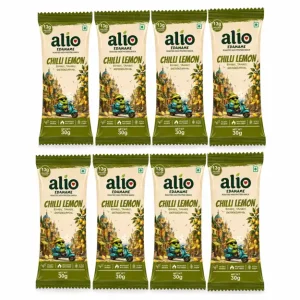 ALIO High Protein Roasted Edamame Chilli Limon 30g Pack of 8
