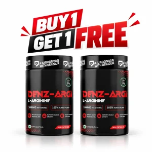Denzour Nutrition L-Arginine 1000mg 60 Tablets Nitric Oxide Booster
