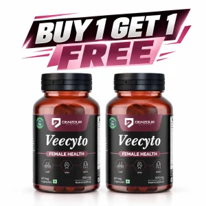Denzour Nutrition Veecyto Women’s Hair Skin & Nail Support 60 Capsules