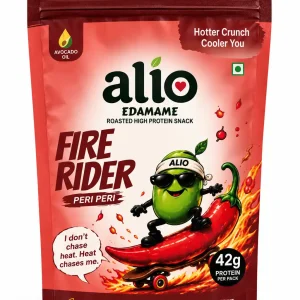 ALIO High Protein Roasted Edamame Peri Peri Flavor 100g Pack