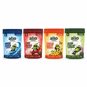 ALIO High Protein Roasted Edamame Variety Pack 4 Flavors 100g Pack