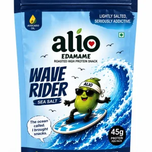 ALIO High Protein Roasted Edamame Sea Salt 100g Pack