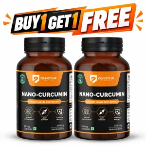 Denzour Nutrition Nano-Curcumin with Curcuma Longa Root Extract 1000mg Capsules
