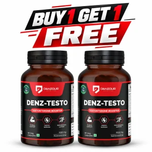 Denzour Nutrition Denz-Testo 1000mg Supplement With Tribulus 60 Capsules
